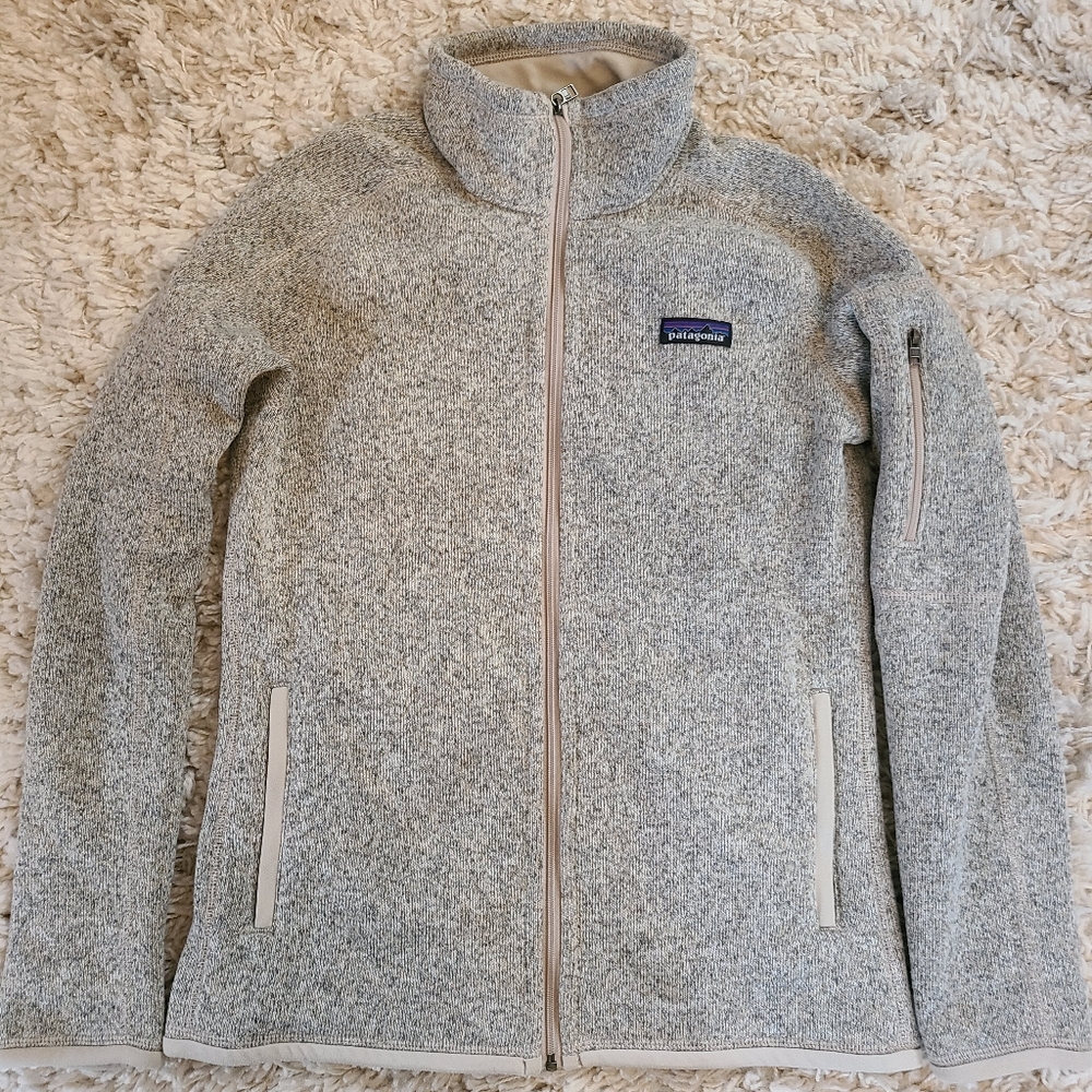 Patagonia Oatmeal Better Sweater Jacket Size Small